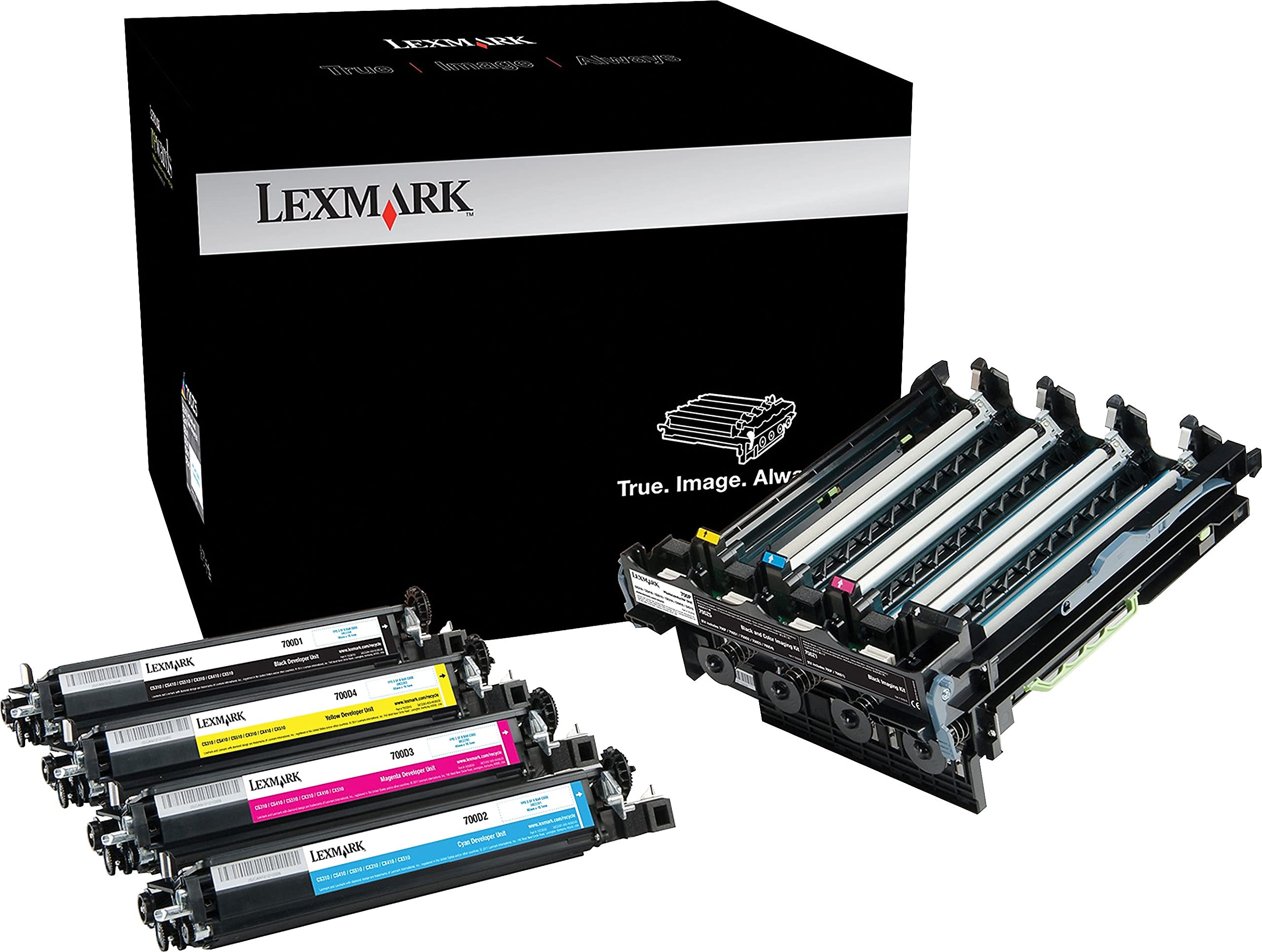 Amazon.com: Lexmark 70C0Z50 Imaging Kit, Black/Tri-Color - in